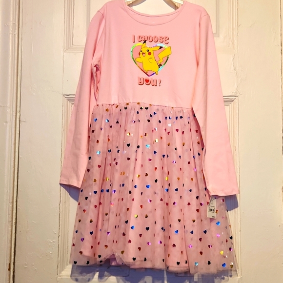 Pokémon Fluffy YouthSize XL, Long Sleve Dress